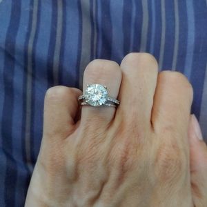SOLD High Grade Moissanite Ring